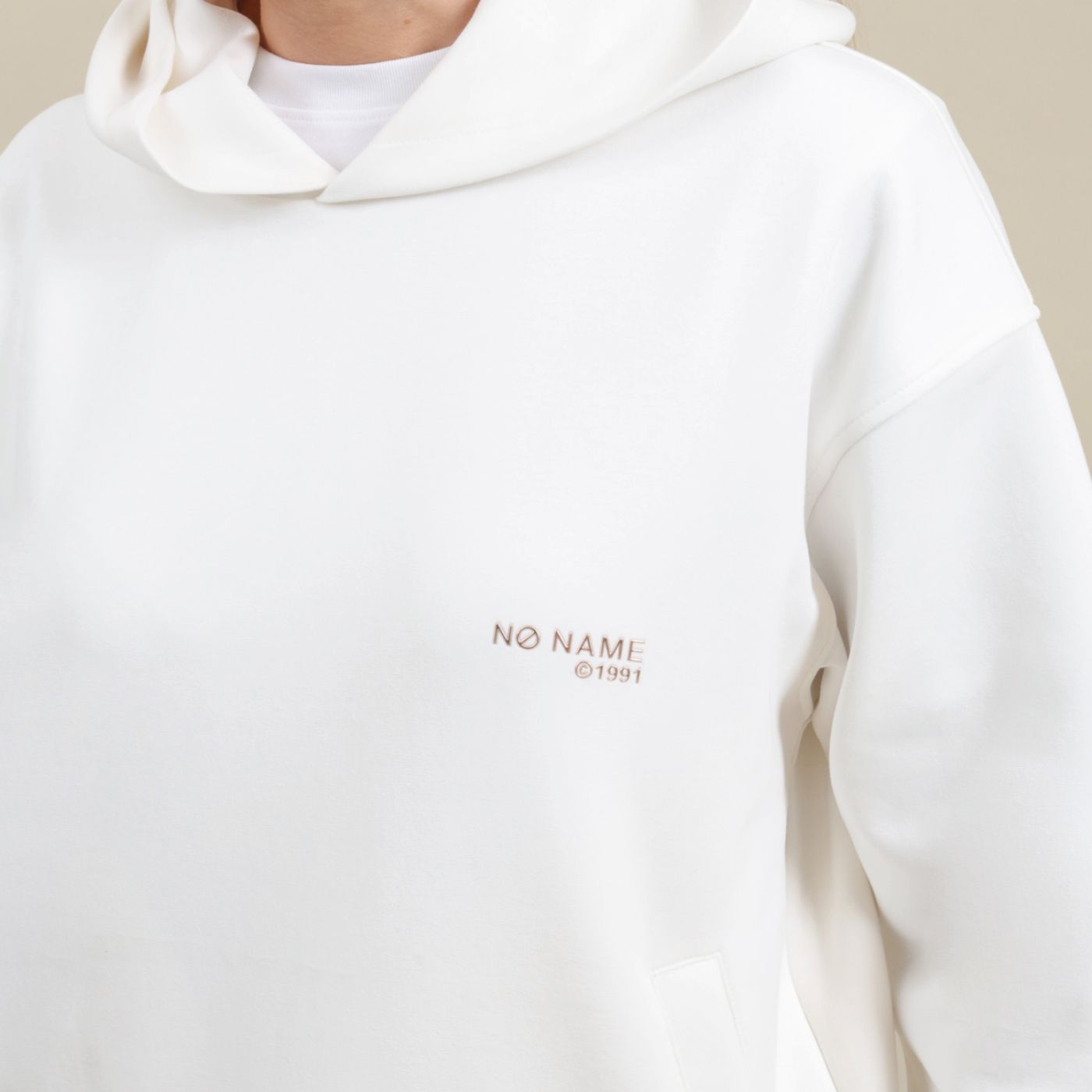 CARTER HOODIE W - SMOOTH COTTON - DOVE PRINT MET.PINK